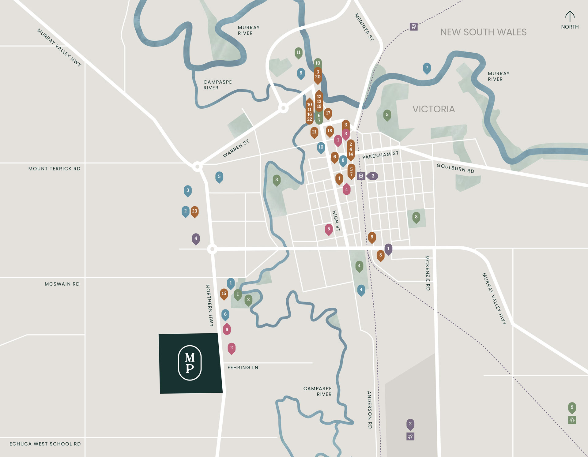 amenities map